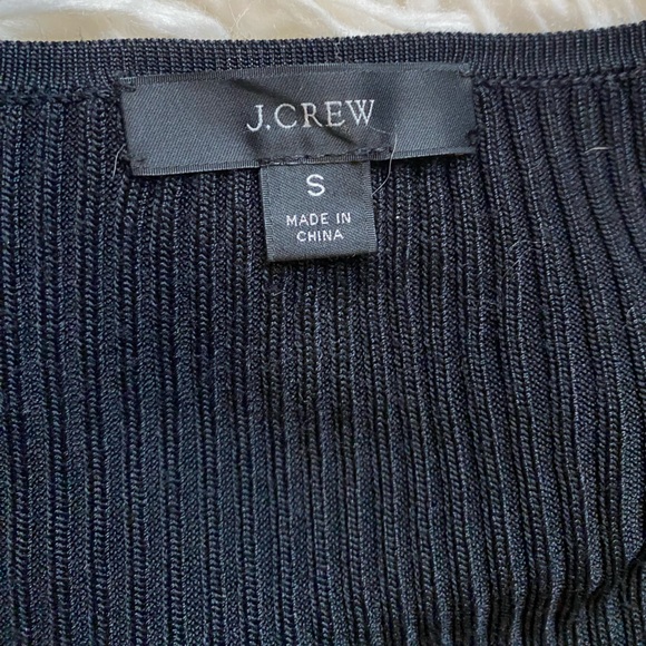 J. Crew Ribbed square neck sweater dress - Picture 9 of 10